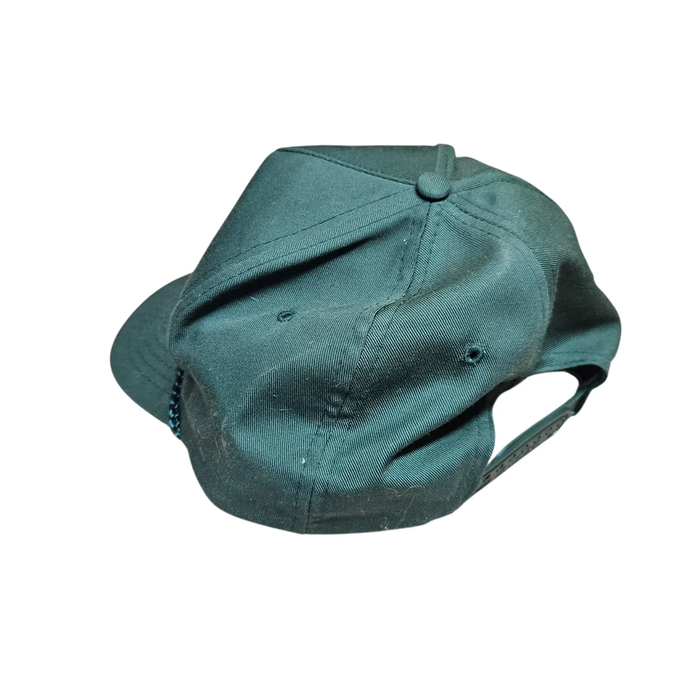 Russell Athletic Dark Green Logo Cap Made In Vancouver Canada 80s 90s - Picture 3 of 5